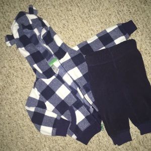 Carters fleece set 6m